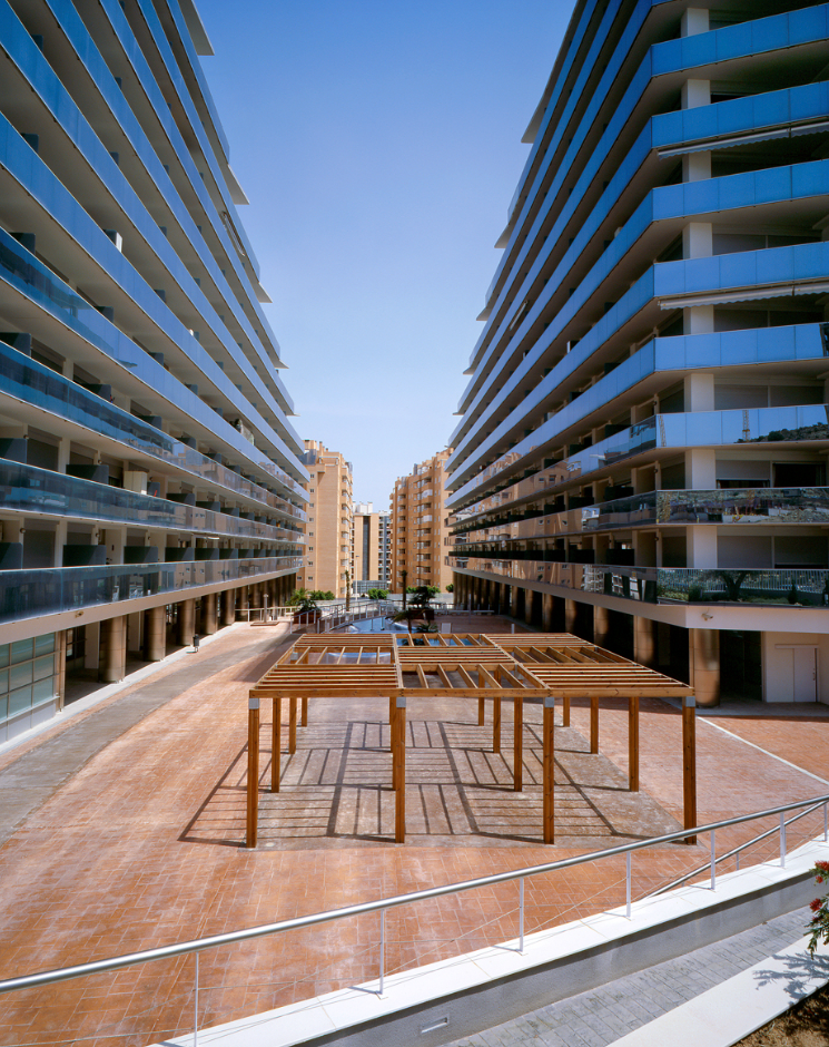 Fachada del proyecto residencial