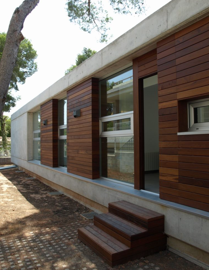 Vista exterior de la vivienda