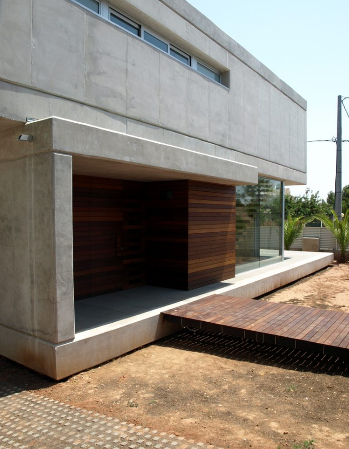 Perspectiva exterior de la vivienda